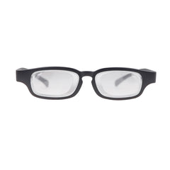 MIRYEA Flex Focal glasses close-up showing dial-adjustable focus for comfortable reading