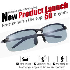 MIRYEA photochromic lenses adapting to light for versatile wear.
