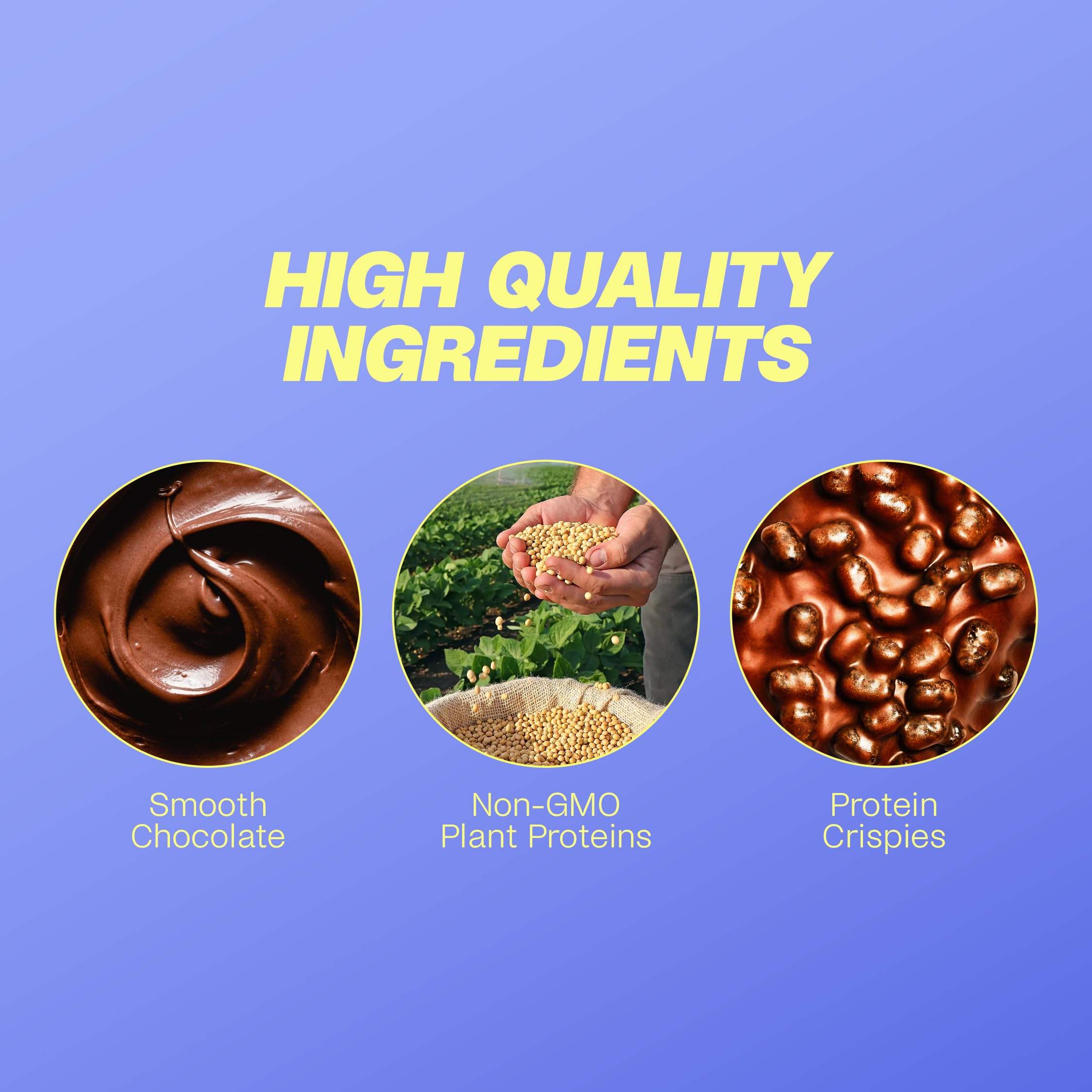 Misfits vegan cookie dough bar with visible fiber content and low sugar profile