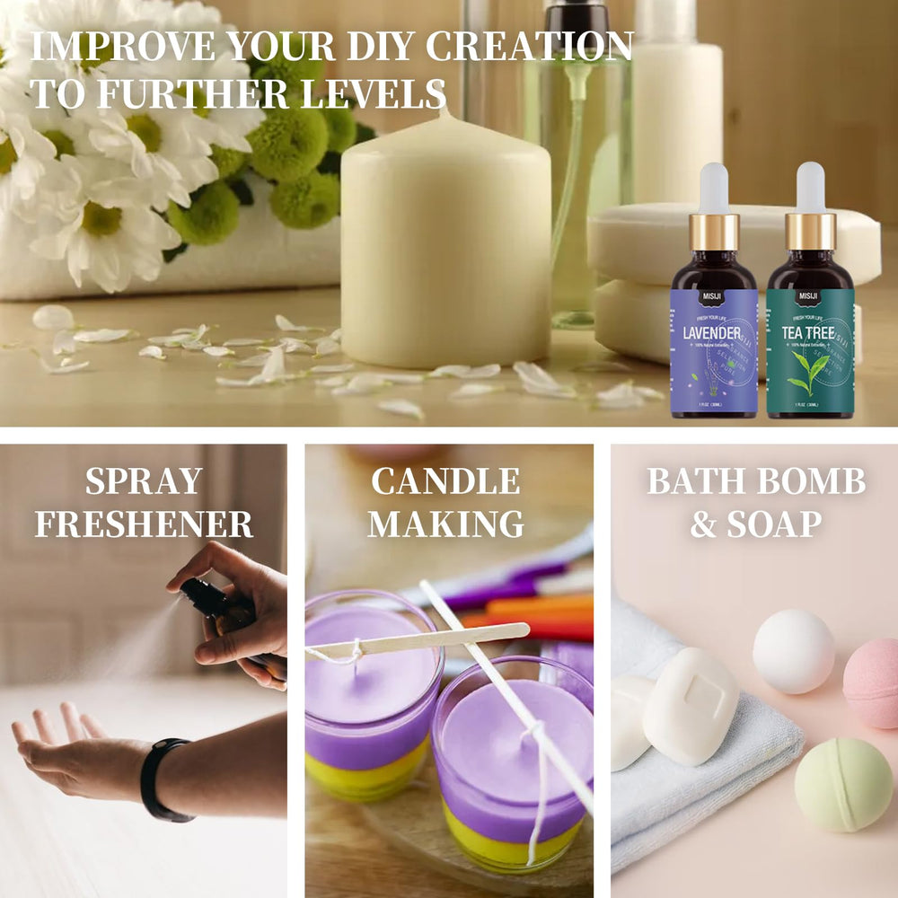 MISIJI oils create fresh laundry, candle, and soap making scent options