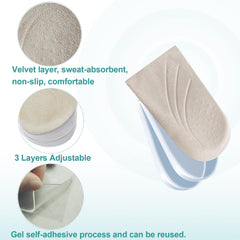 Misorita Corrective Insoles bow legs and X-shaped legs guidance for alignment.