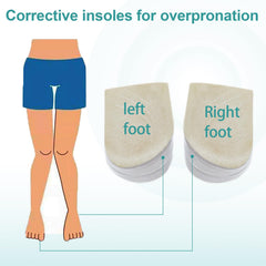 Misorita Corrective Insoles height-adjustment kit shows customizable lift options.