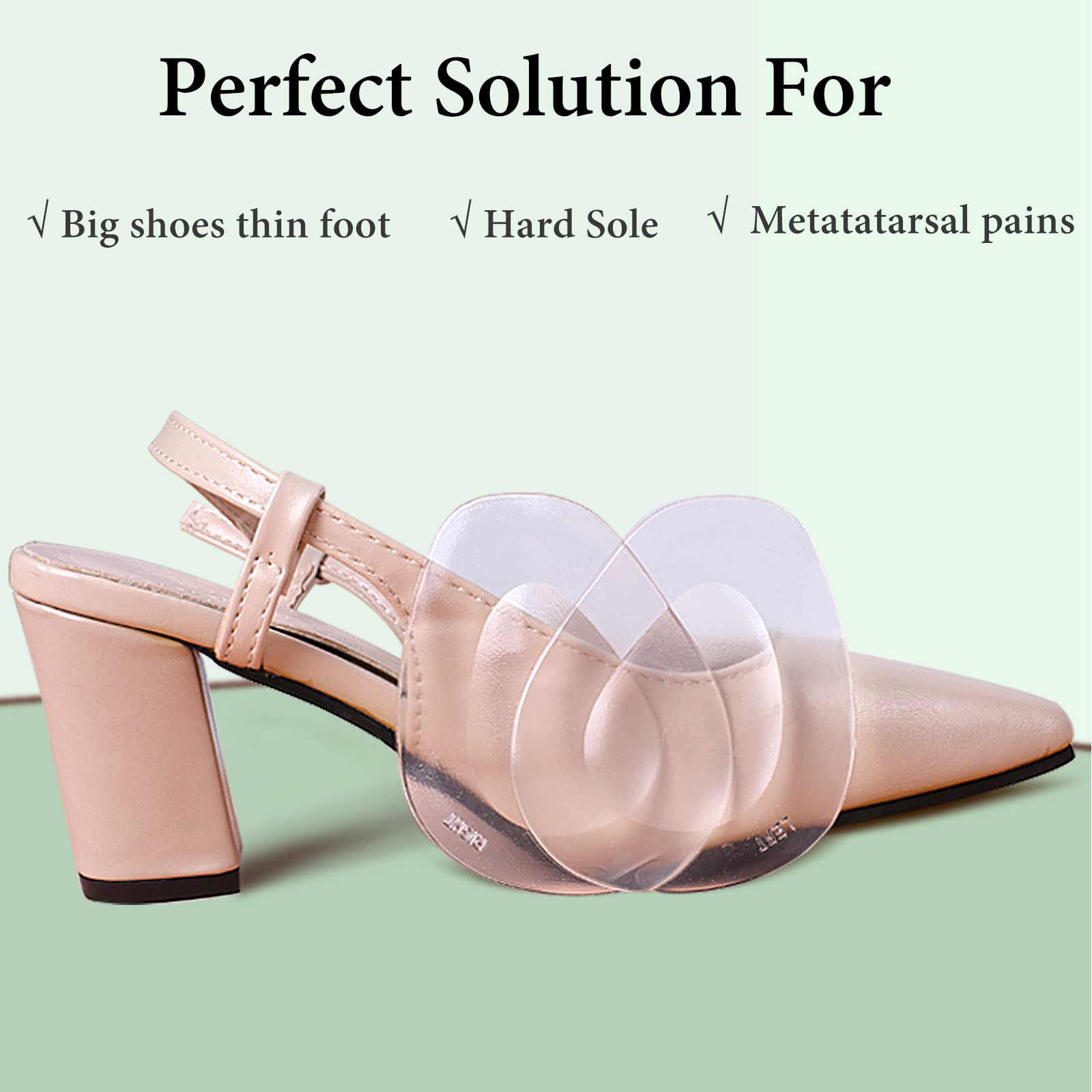 Misorita metatarsal pads compact packaging for easy storage and travel