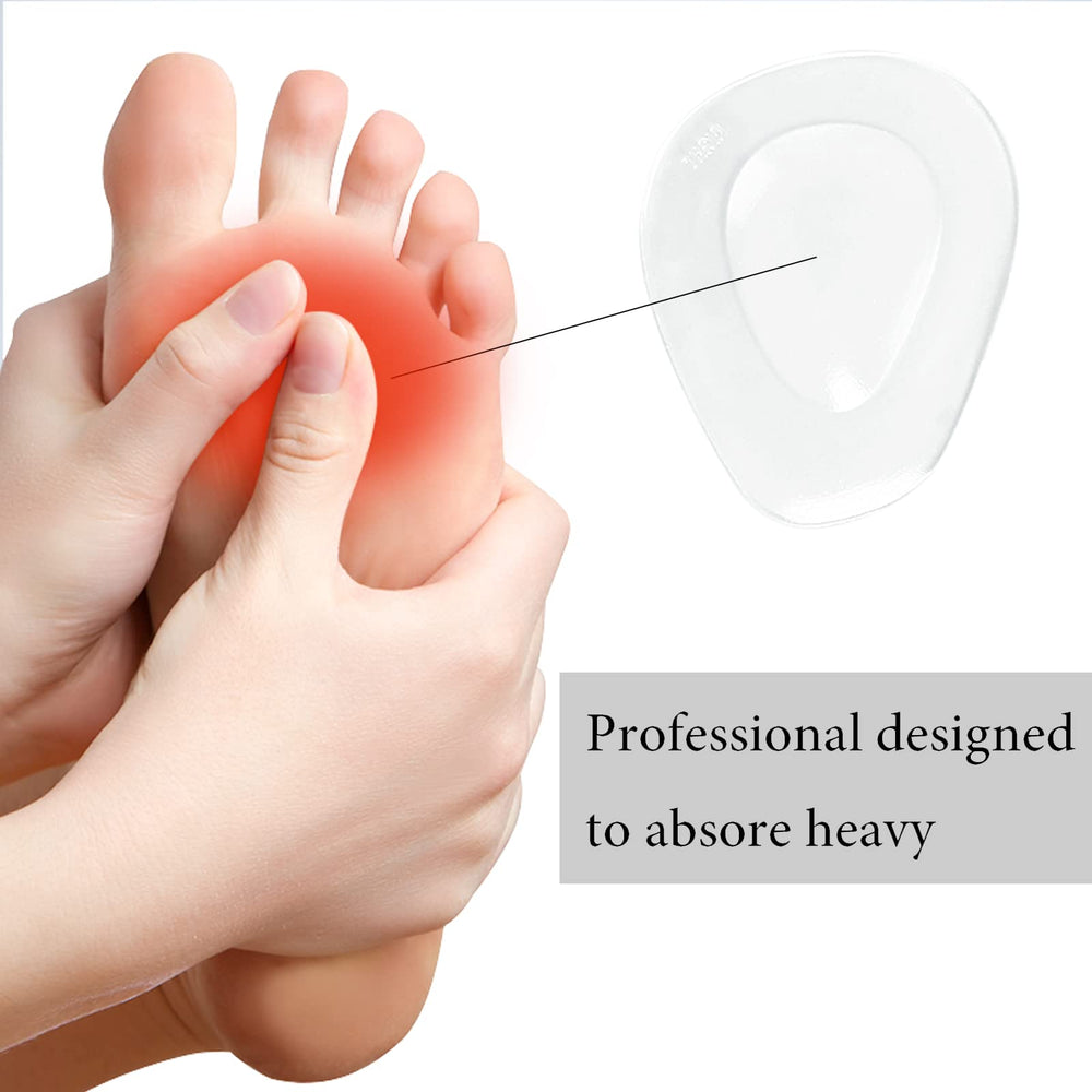 Misorita metatarsal pads compatible with multiple shoe types for versatile use