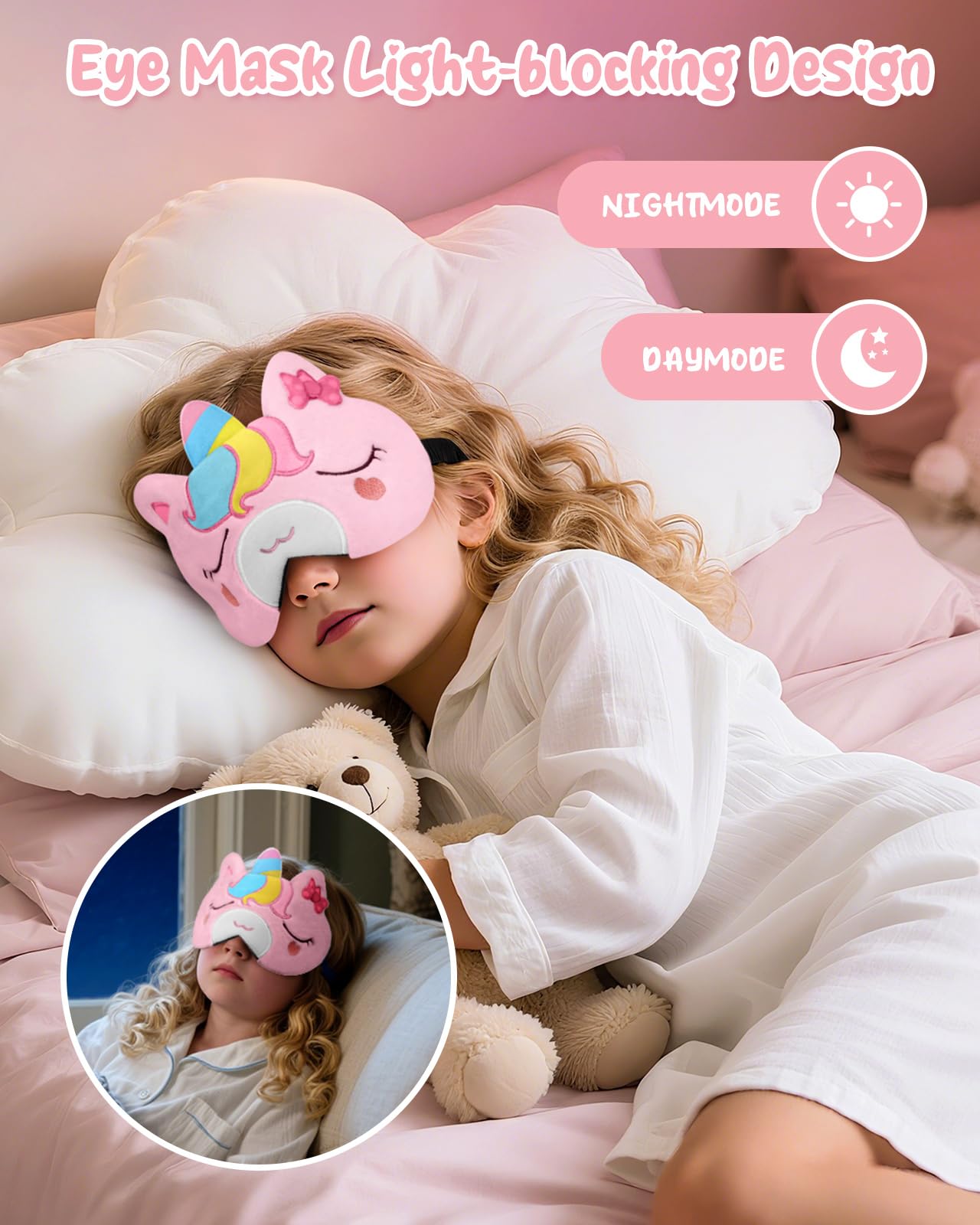 Miss Adola empaque regalo de máscara para dormir, lista para regalo