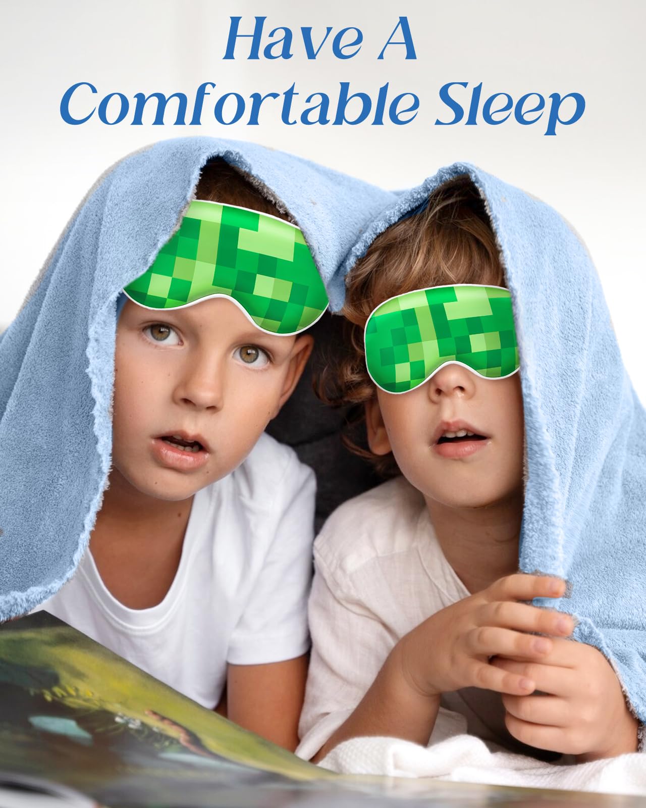 Miss Adola green grid world pattern adds playful bedtime charm
