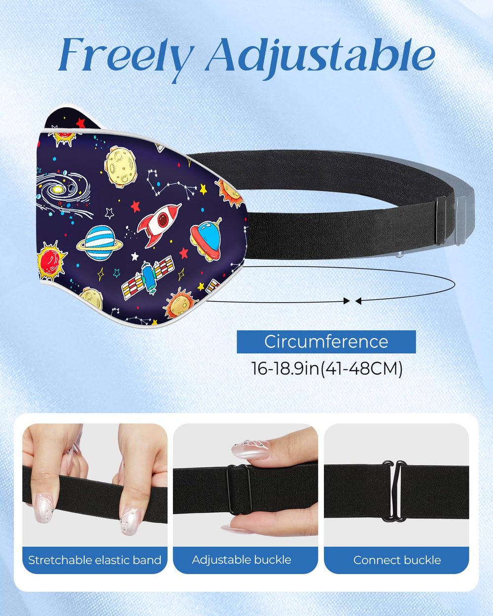 Miss Adola adjustable headband provides secure, easy fit for kids