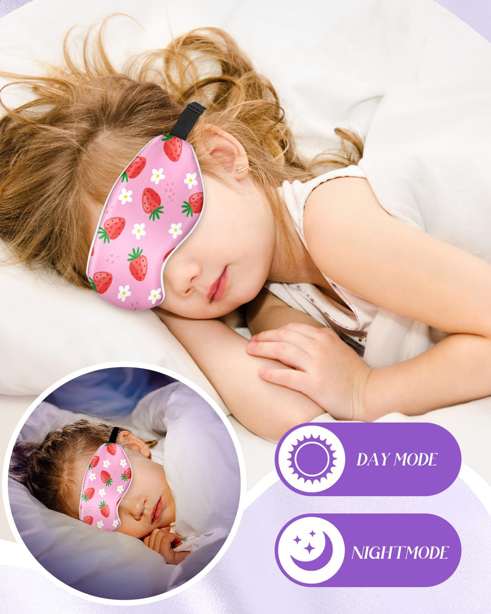 Miss Adola strawberry design arrives gift-ready for kids and parents.