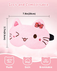 Miss Adola kids plush sleep mask offers ultra-soft comfort for naps.