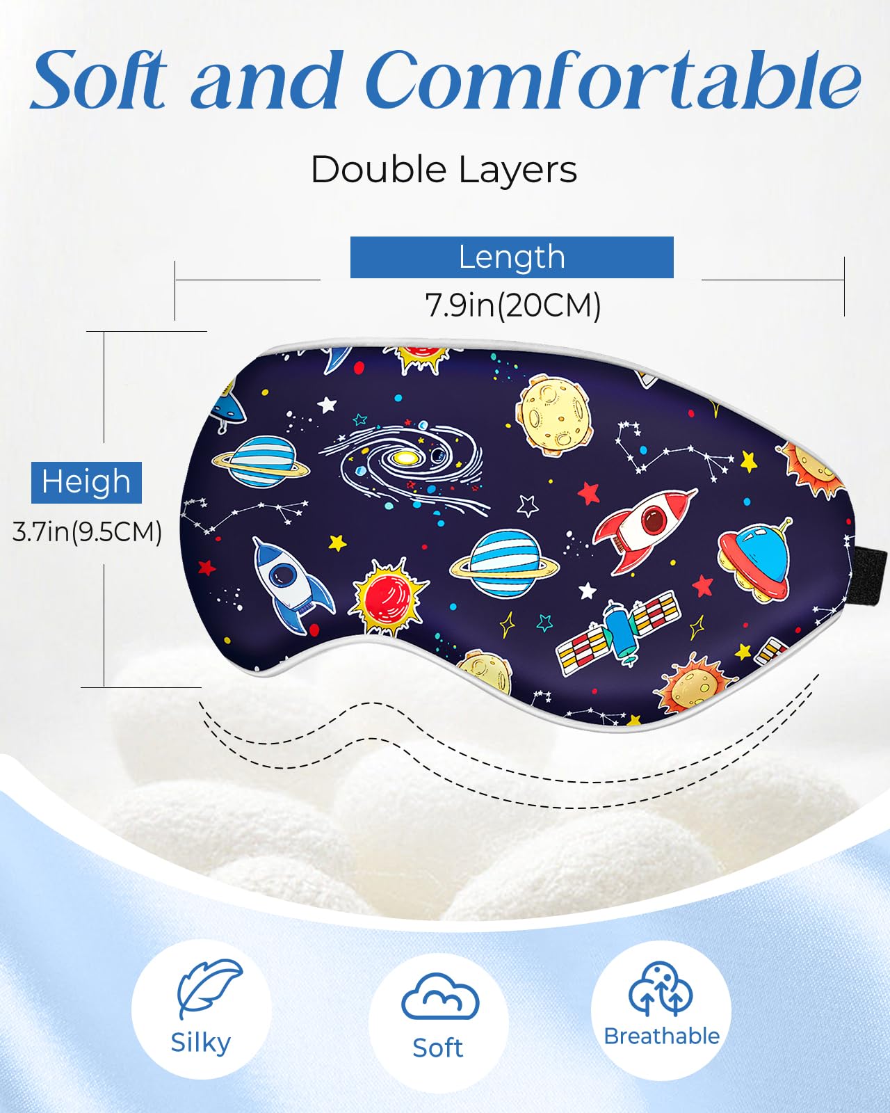Miss Adola lightweight sleep mask 100g for comfortable wear