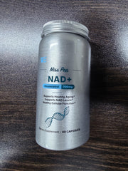 MISS PEP NAD+ Plus bottle with capsules for daily energy support.