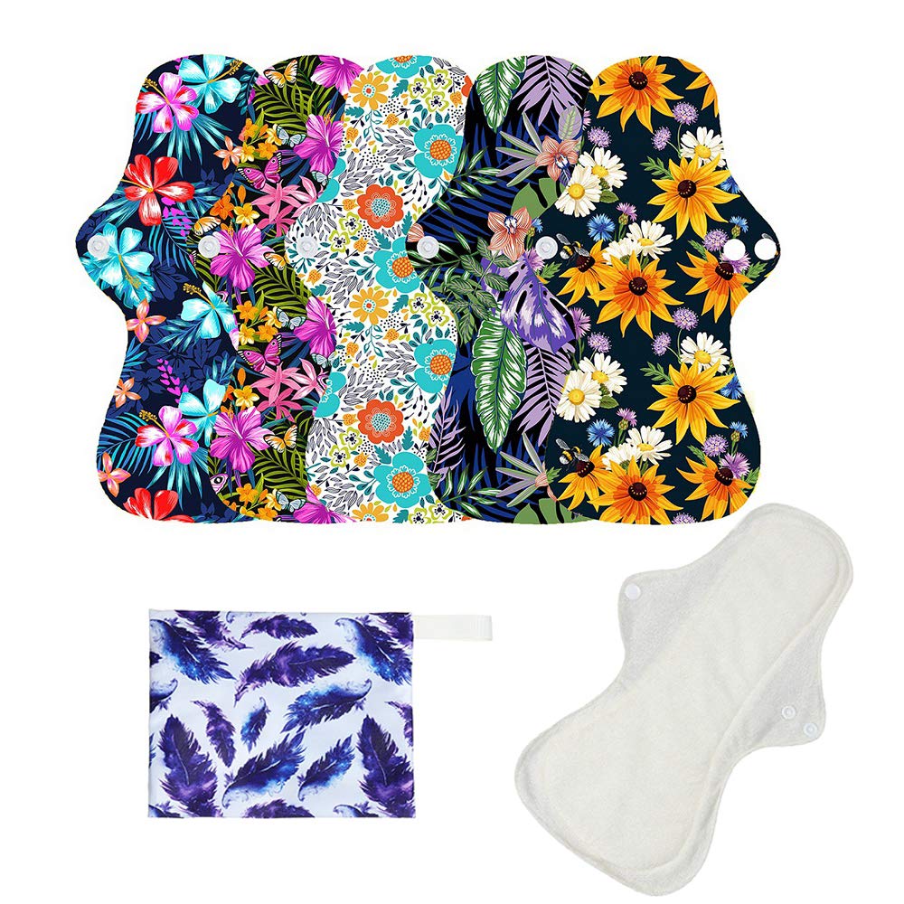 MissC2C heavy-flow cloth pad set in front view for daily comfort.