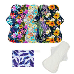 MissC2C heavy-flow cloth pad set in front view for daily comfort.
