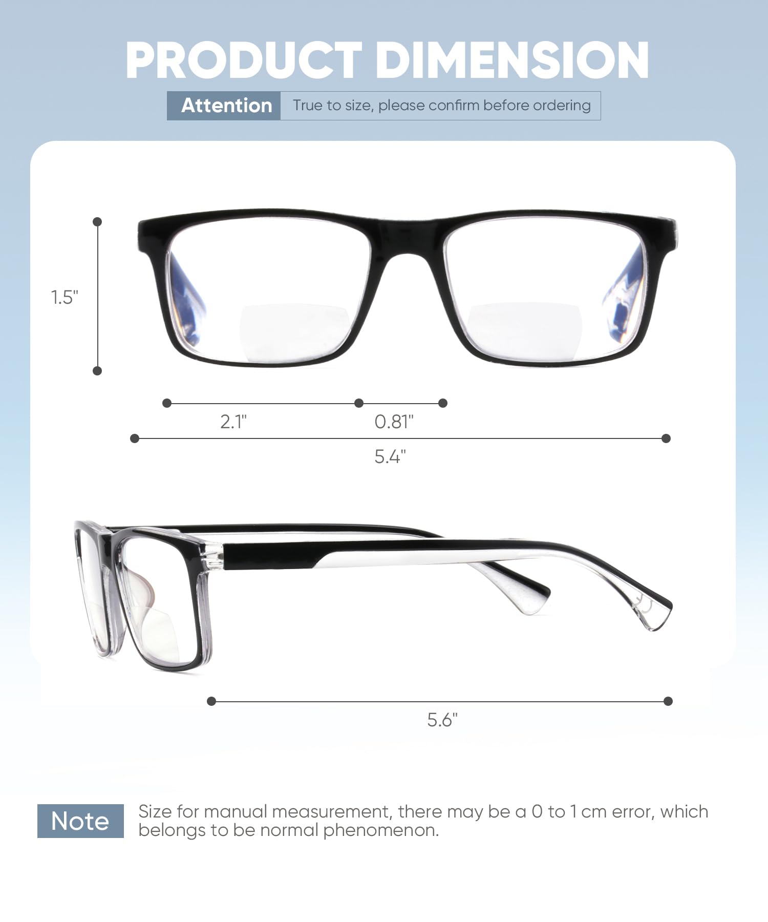 Missfive 2-pack glasses with compact storage for convenient transport.