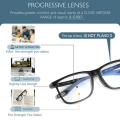 Missfive blue light filtering lenses reduce glare during work or reading