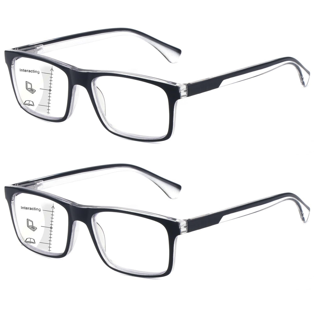 Missfive 2-pack multifocus frames front view for clear desk tasks
