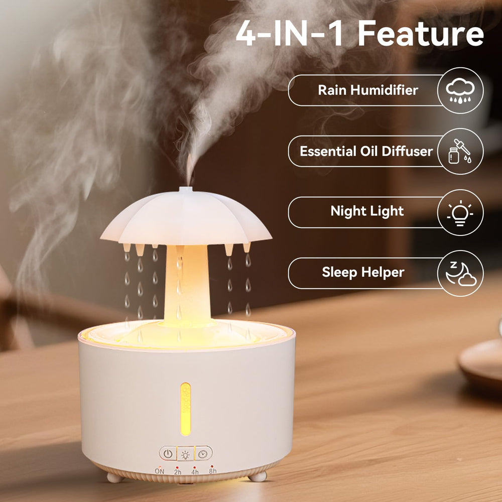 Missfly Aromatherapy Diffuser features soft LED night light for cozy evenings