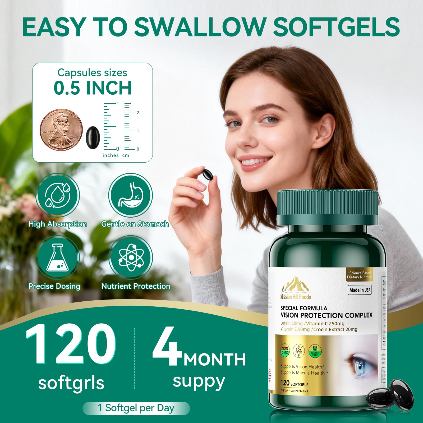 Mission Hill Foods Lutein at desk setup reducing eye strain