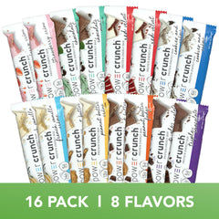 Mission Nutrition Power Crunch wafer close-up shows crisp layers and creamy filling