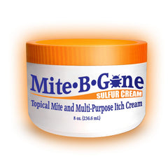 Mite-B-Gone 8oz bottle ready for application and relief