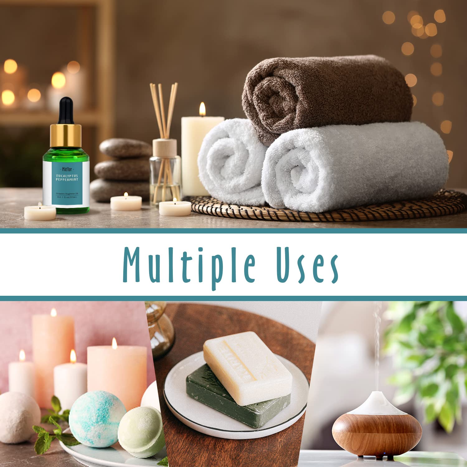 MitFlor Eucalyptus Peppermint fragrance oil used in soap making