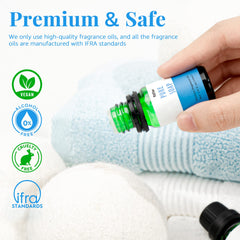MitFlor Soft Powder fragrance oil bottle for rooms, adding gentle, comforting nuance