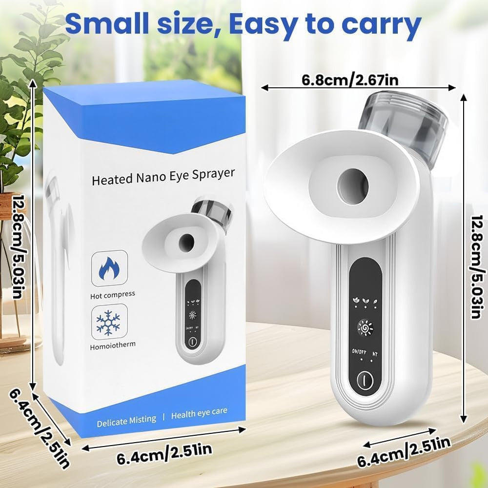 M MITLINK Hot-Cold Compress for eye fatigue relief with adjustable temperature