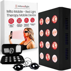 Mito Mobile Panel front view for targeted red light therapy at home