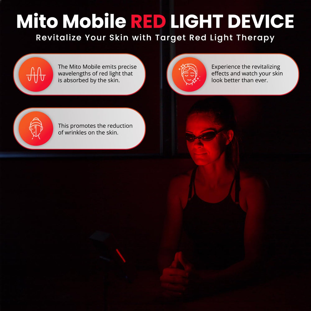 Mito Mobile Panel neck use showing short therapy session for tension relief