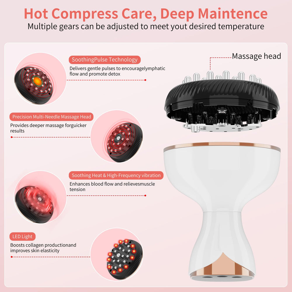 Miula leg area usage for smoothing daily tensions and skin texture.