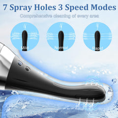 MIXIUALL Enema Douche silicone tips offer soft, skin-friendly insertion