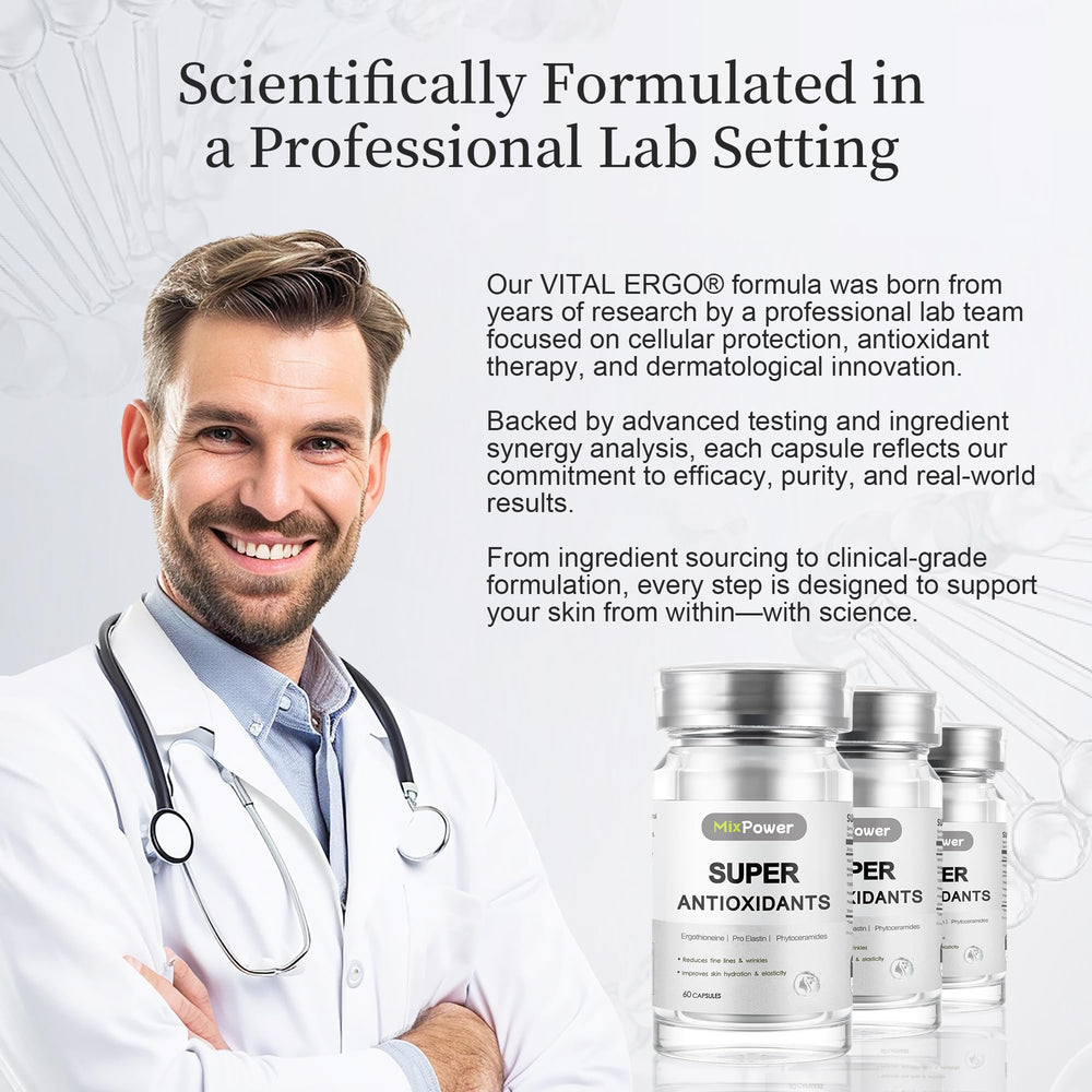 MixPower glowing skin after use concept image illustrating potential beauty results