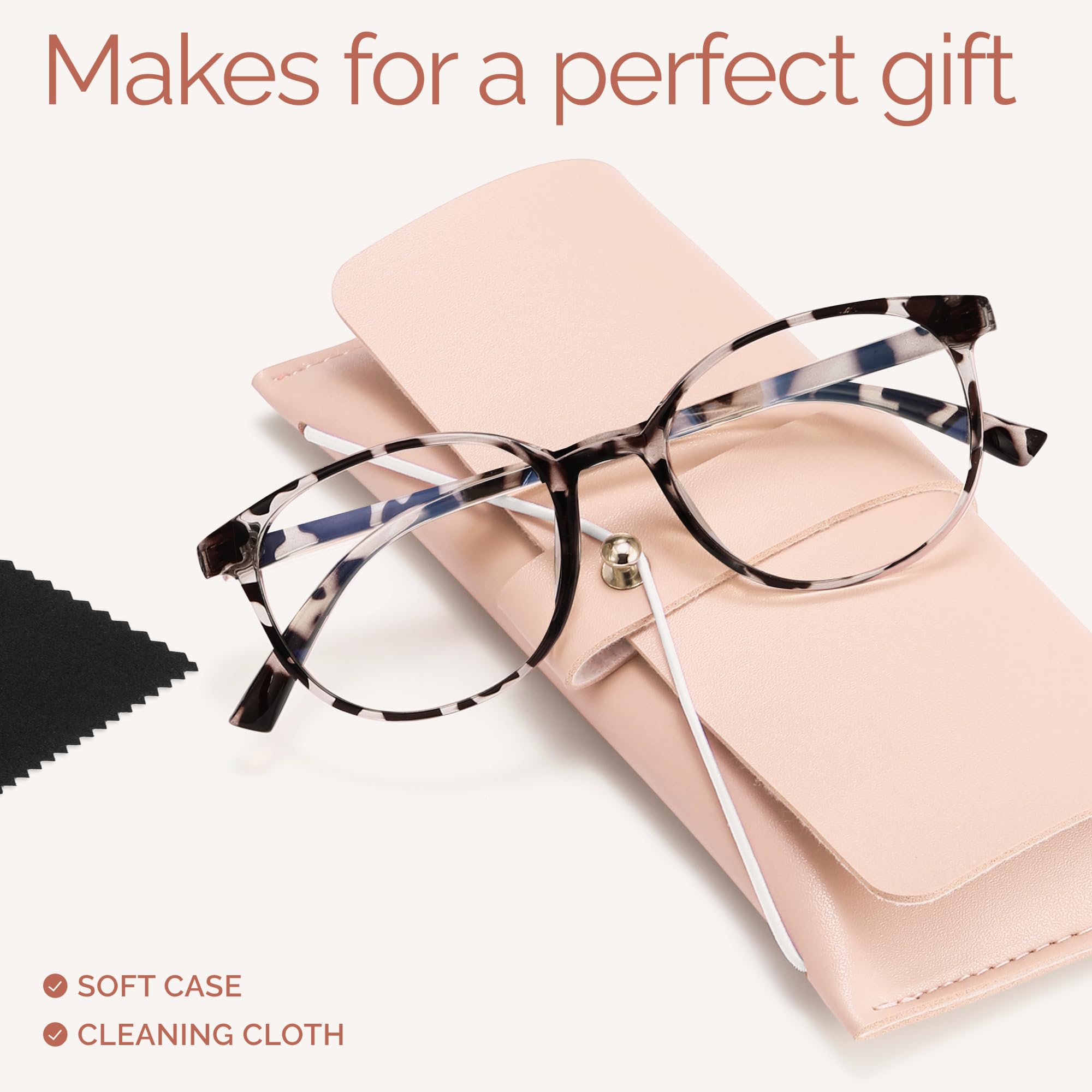Miyya blue light glasses, lightweight comfort for long wear sessions.