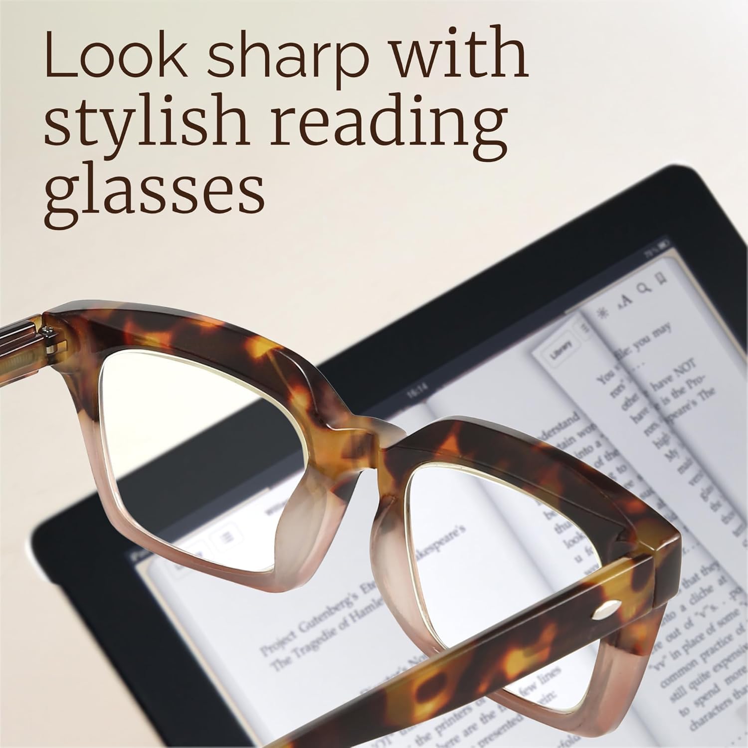 Miyya cheaters eyeglasses wide frames for daily wear