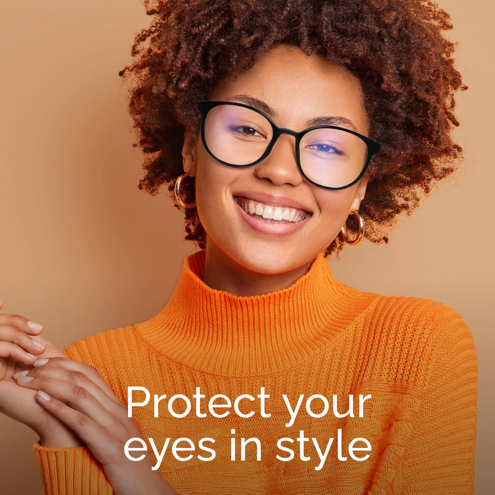 Lenses designed to block blue light with shatterproof polycarbonate material