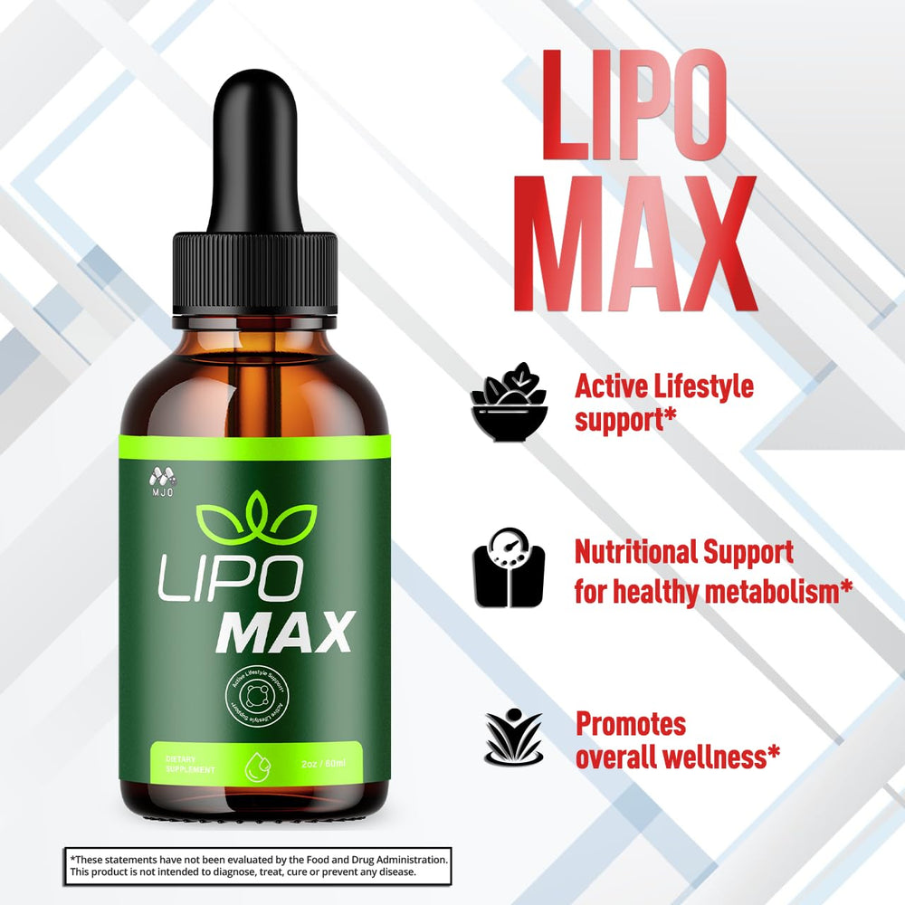 MJO Lipomax Drops pink salt crystals highlighting premium ingredients.