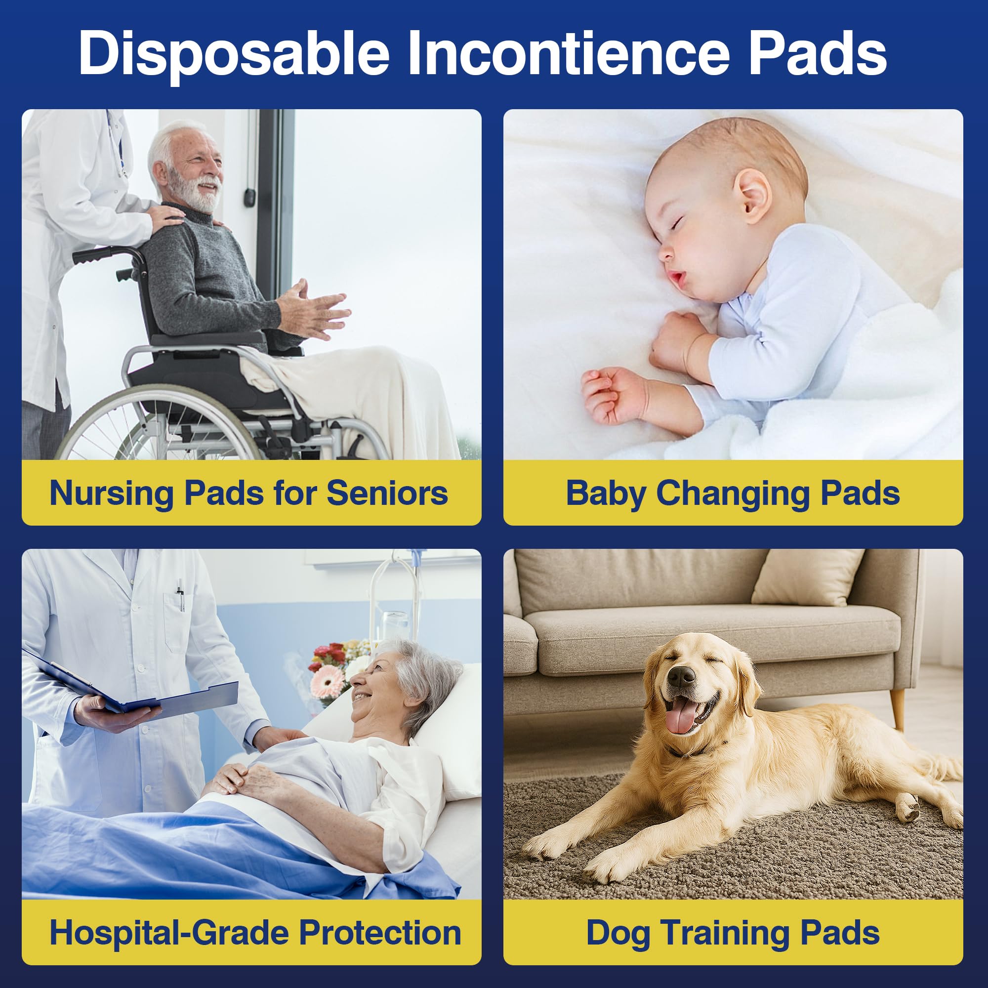 MKISS multi-use pad protects beds chairs and car seats for versatile care.