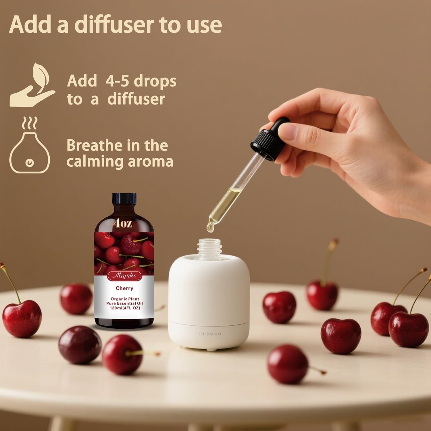Aceite de cereza de mlynkl para velas DIY con aroma duradero