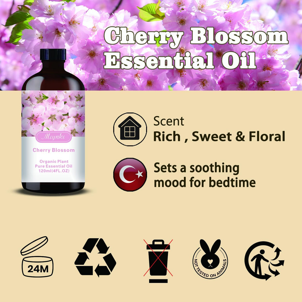 Mlynkl Cherry Blossom diffuser in room setting with soft fragrance.