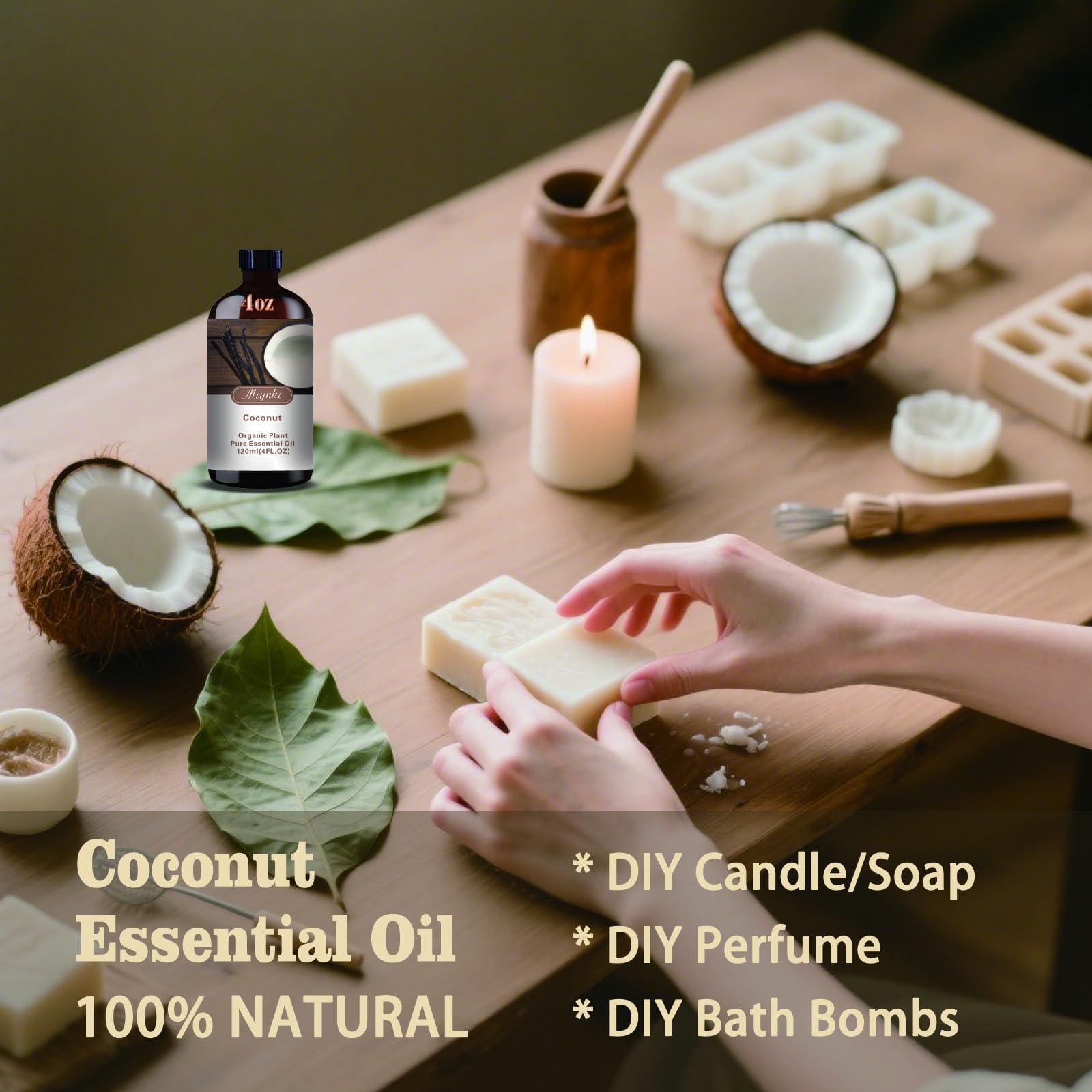 Mlynkl Coconut Essential Oil for bath and relaxation rituals