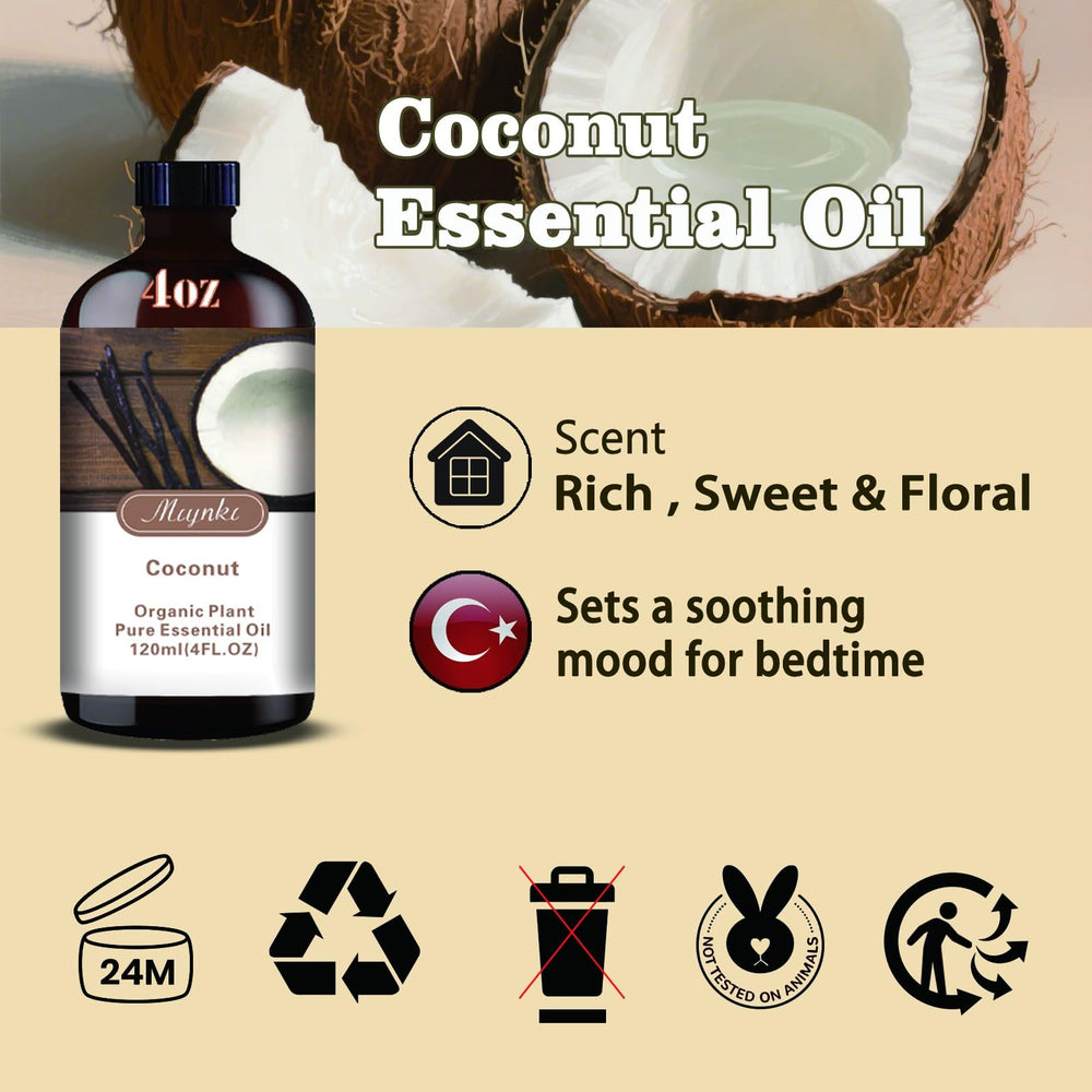 Mlynkl Coconut Essential Oil for DIY spa and home pampering