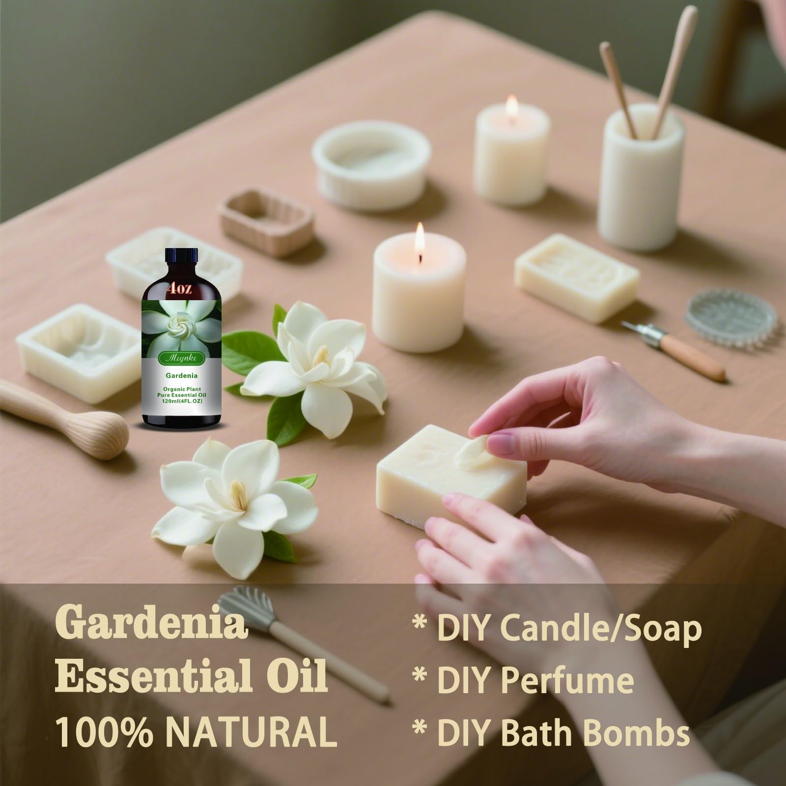 Aroma relajante de Gardenia de mlynkl para ambientes serenos.