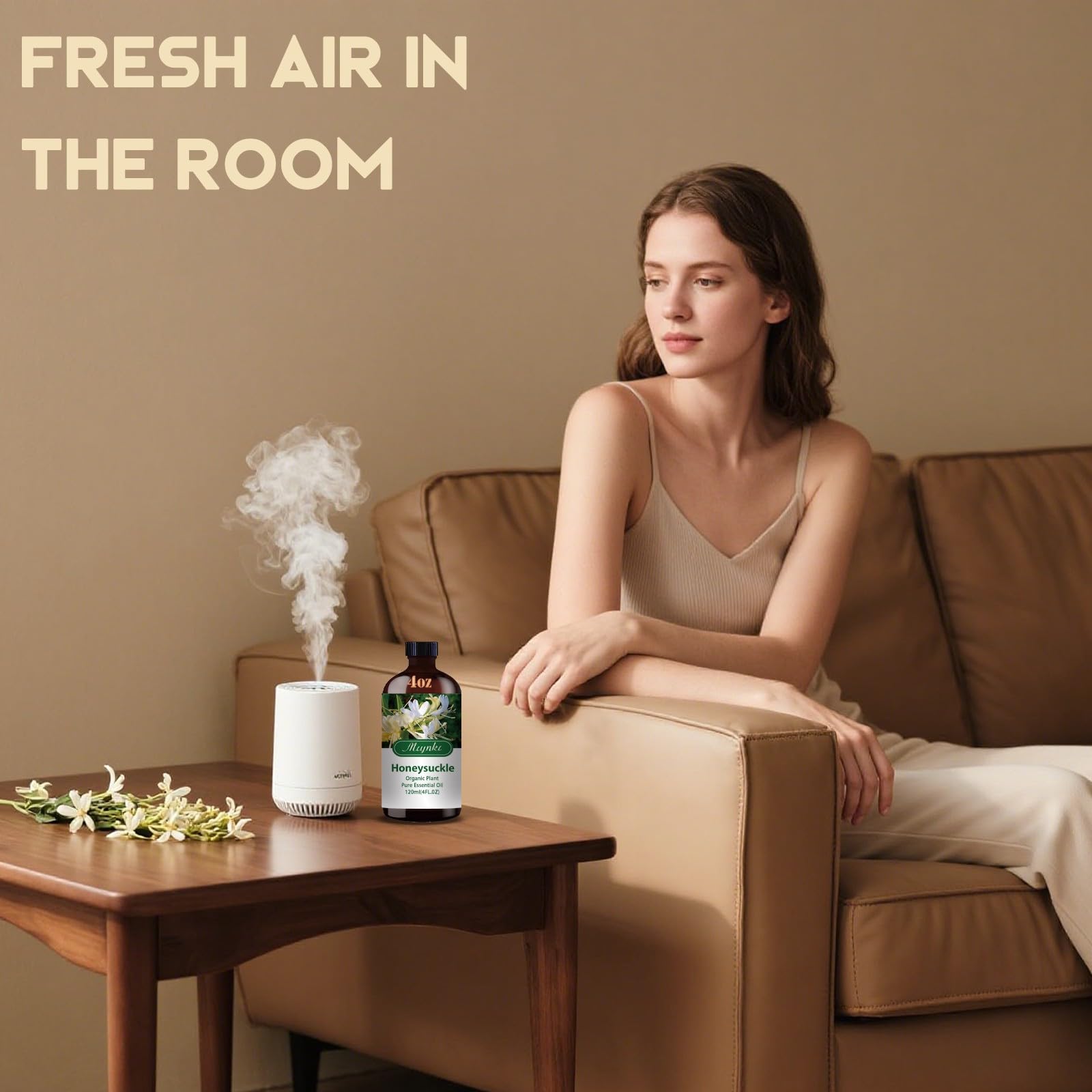 Mlynkl Honeysuckle difusor aromático para espacios relajantes.