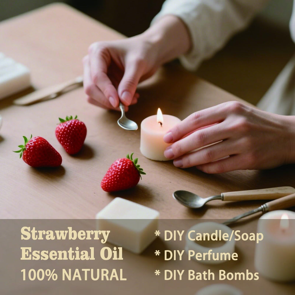 Uso para baños y masajes con aceite de fresa mlynkl de mlynkl.