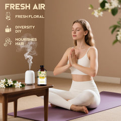 Mlynkl Jasmine Essential Oil spa massage use showcases a relaxing aromatic touch.
