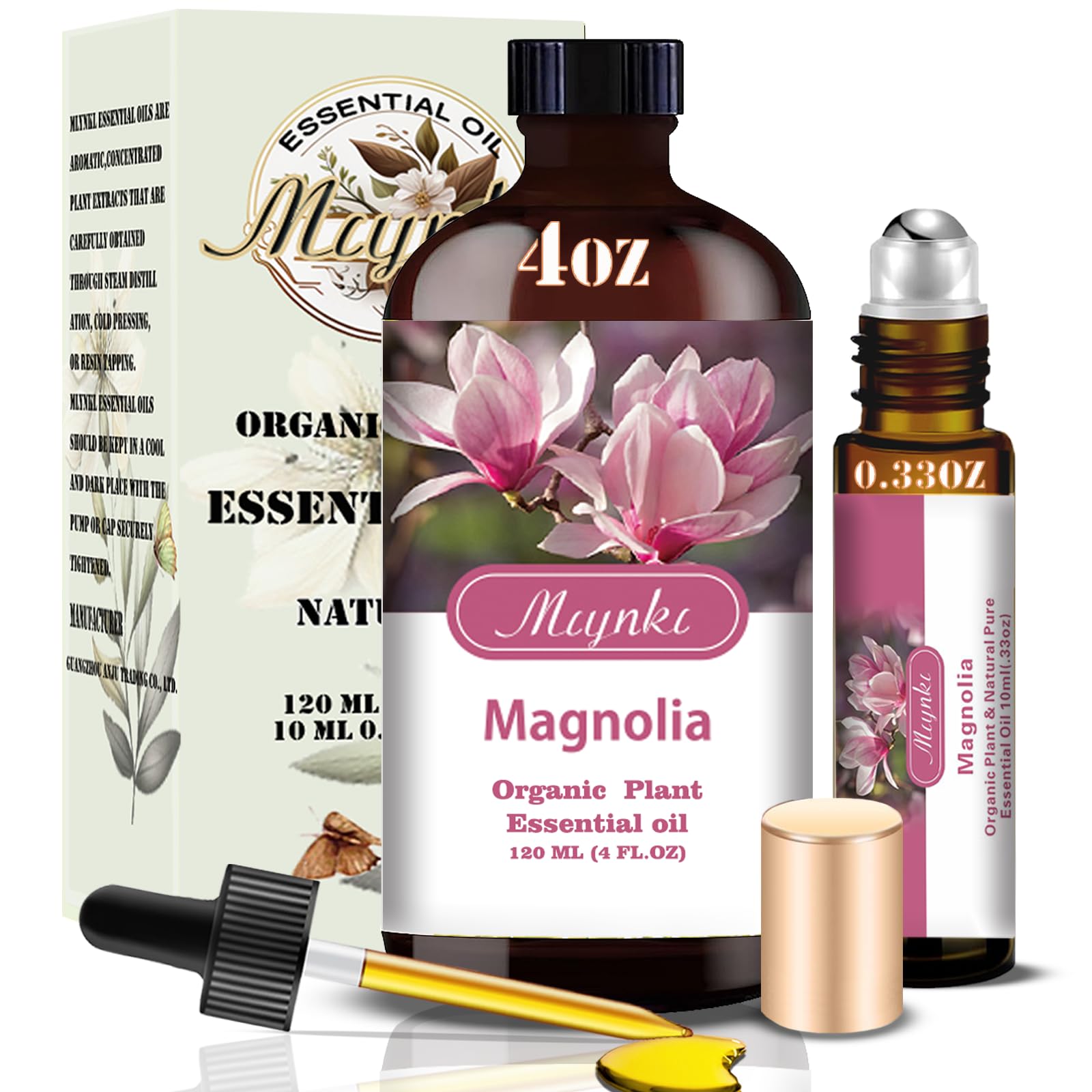 Mlynkl Magnolia: botella de aceite esencial para aromatizar espacios