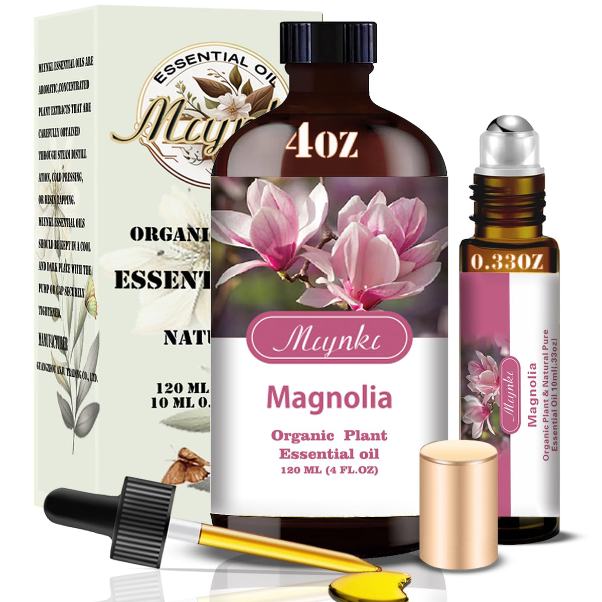 Mlynkl Magnolia: botella de aceite esencial para aromatizar espacios