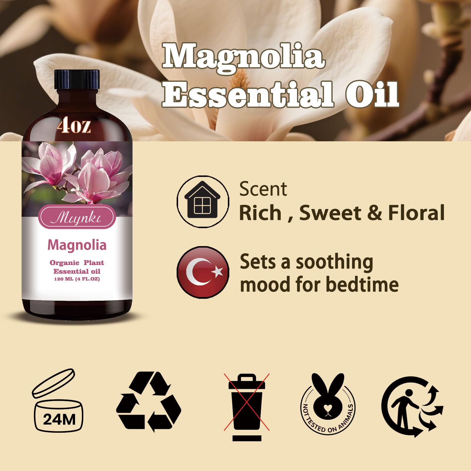 Mlynkl Magnolia: difusor de ambiente para hogar aromático