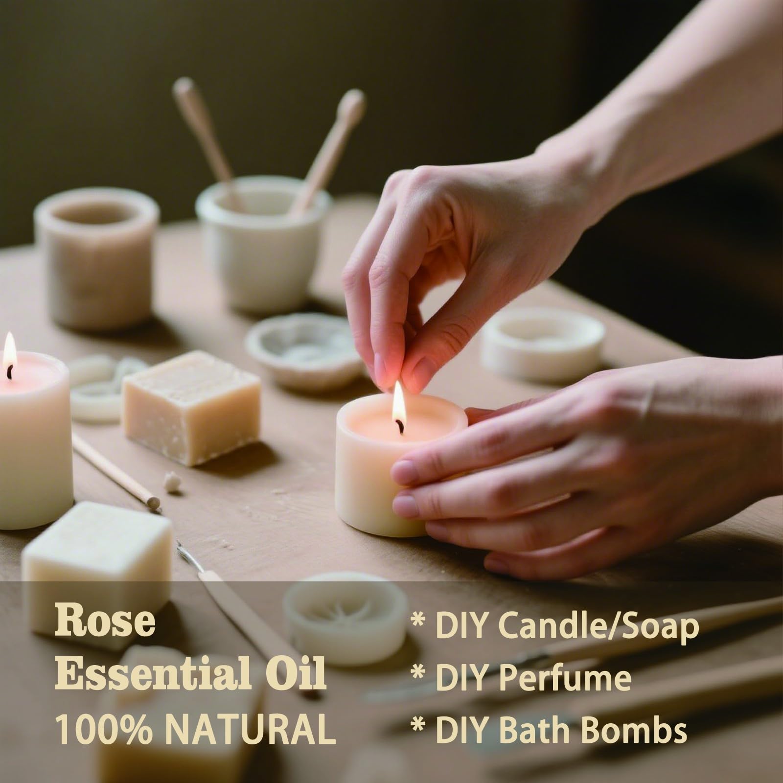 Mlynkl Rose essential oil-aromatherapy-diffuser promotes calm spaces