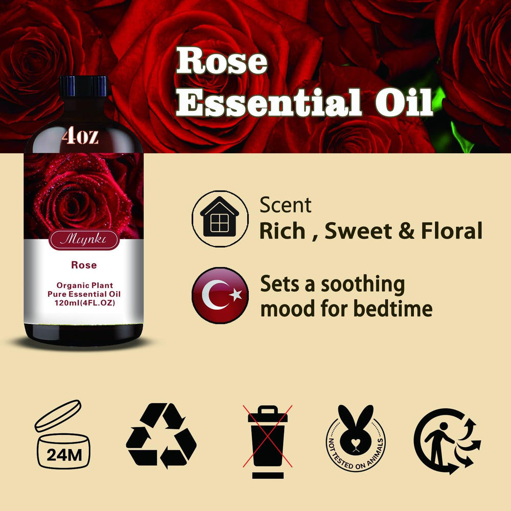 Mlynkl Rose essential oil-massage-oil enhances at-home care